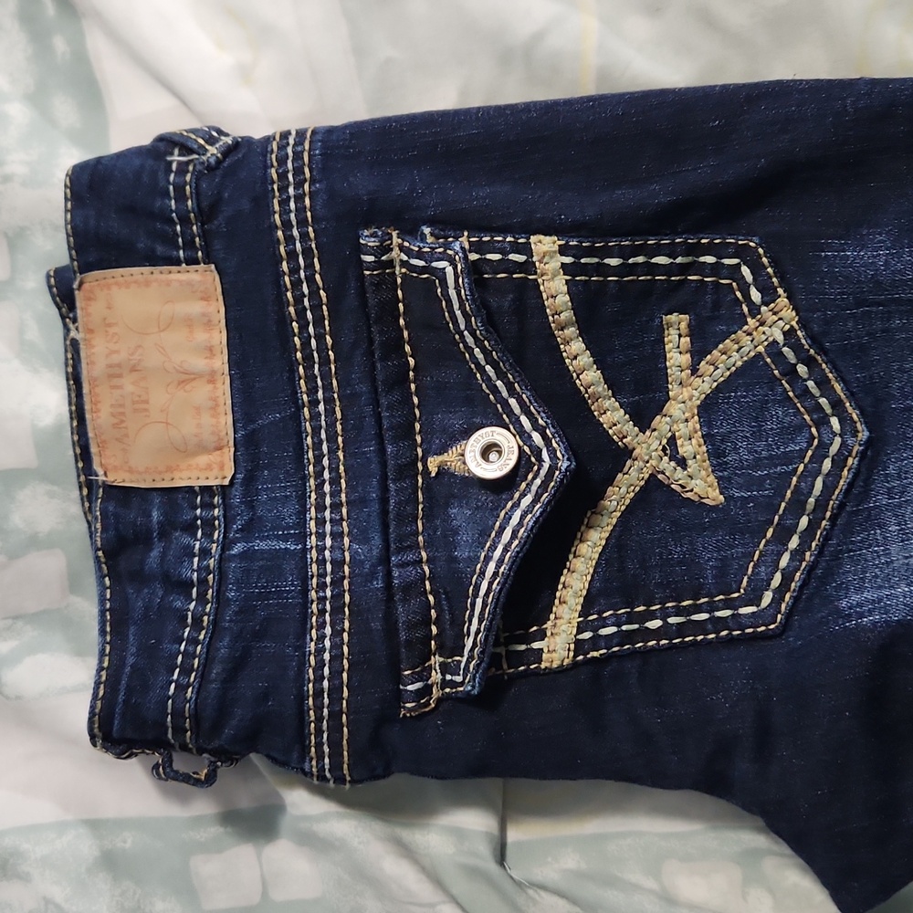 Amethyst Jeans Women's Boot Cut - Dark Blue